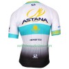 Fahrradbekleidung Radtrikot Kurzarm + Trägershorts 2017 Astana Pro Team N002 